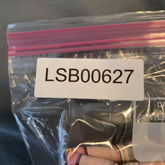 Talbots Shirt Womens 14 Petite Pink Stripe Wrinkle Resistant Stretch Button - Picture 7 of 7